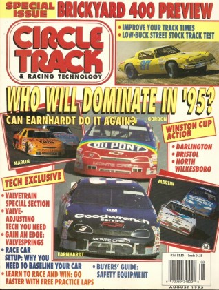 CIRCLE TRACK 1995 AUG - RACE CAR SET-UP, VALVETRAIN Spcl, STREET STOCK TEST